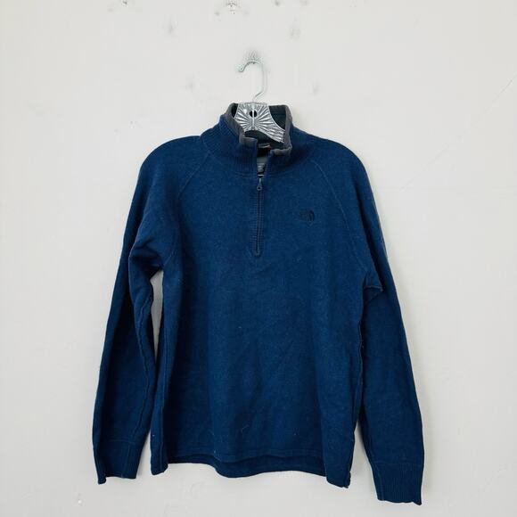 The North Face Other - The North Face Blue 1/4 Zip Pullover Sweater Men’s Size M